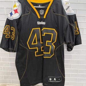 Pittsburgh Steelers Troy Polamalu #43 Jersey Men’s Small Black NFL
